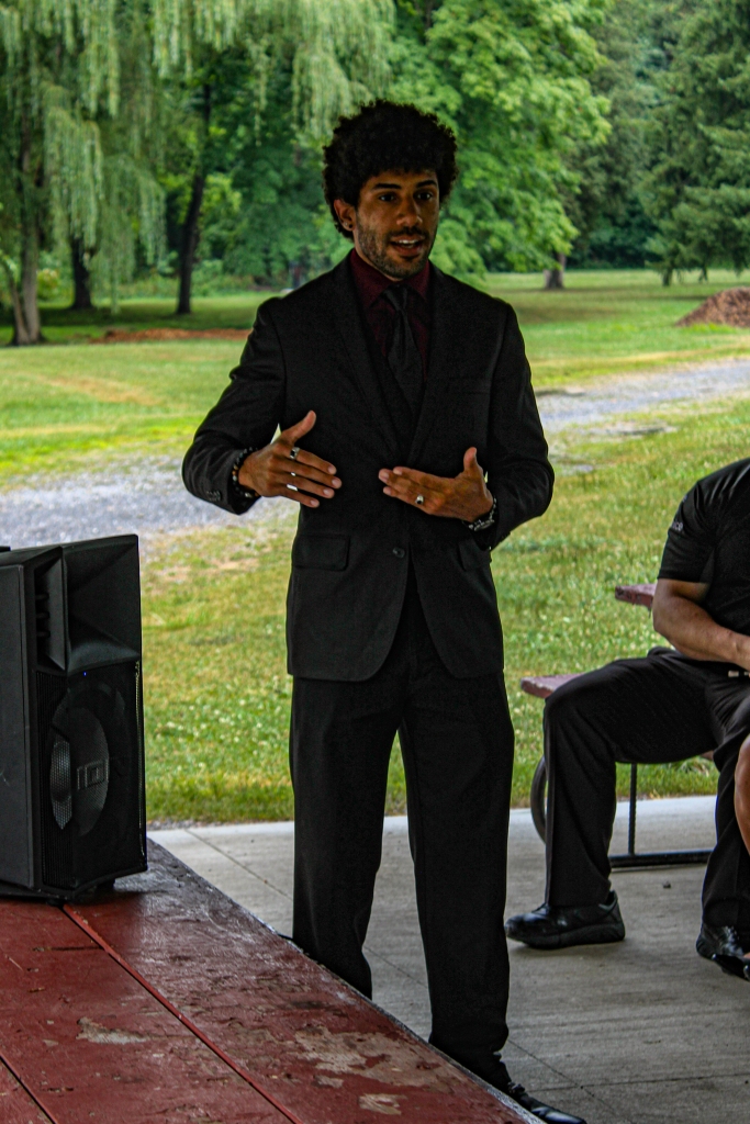 Darius Morgan speaks to Sen. Judy Ward about the racial climate of Pennsylvania and offers solutions for the state legislature, July 23, 2020.